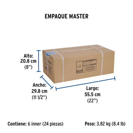 Regadera cuadrada ABS sin brazo satin AQUA 4"