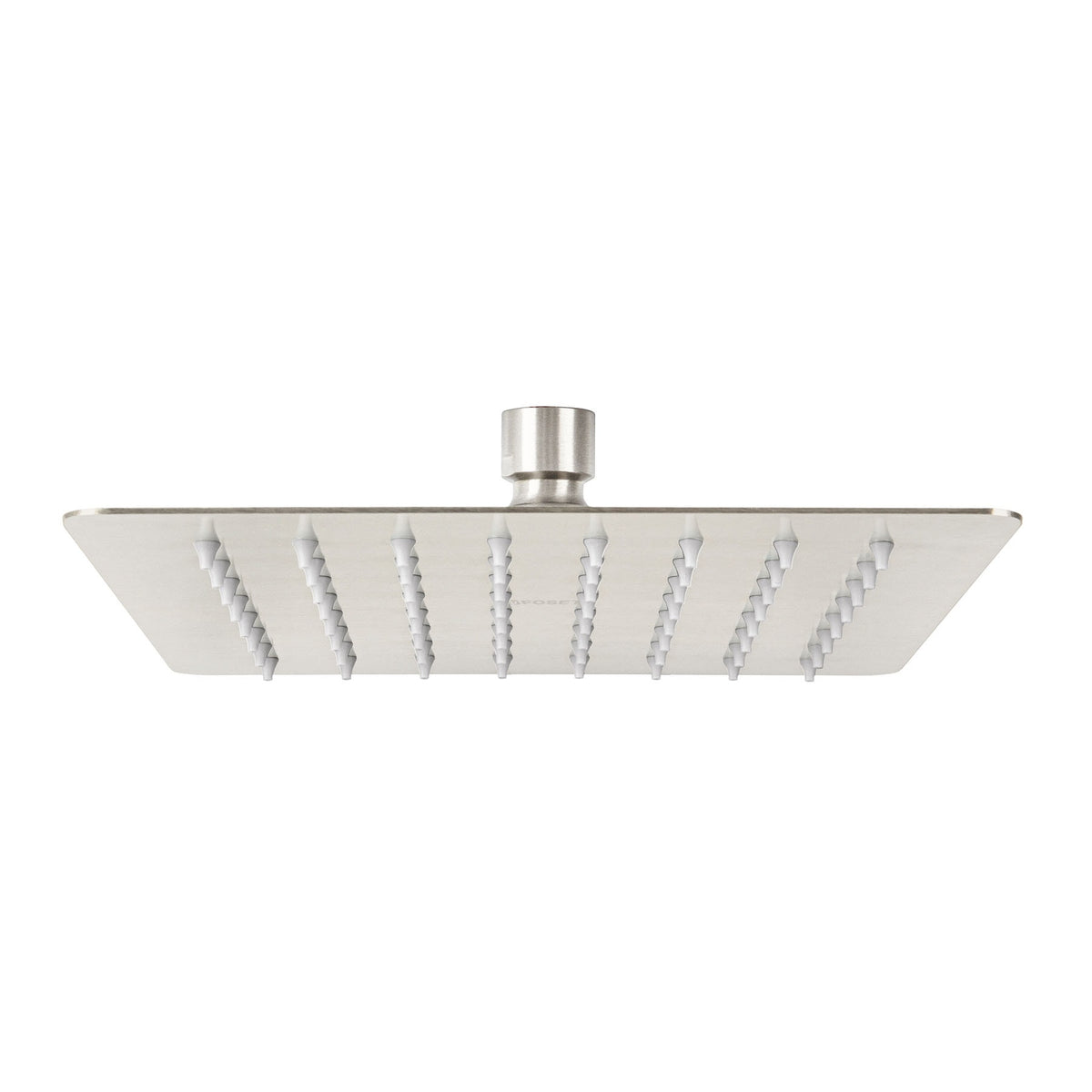 Regadera cuadrada acero inox sin brazo satin TUBIG 8"