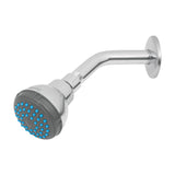 Regadera redonda brazo y chapeton de acero BASIC 2-1/2"