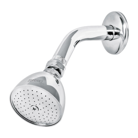 Regadera conica 2-1/2" metalica brazo y chapeton cromo