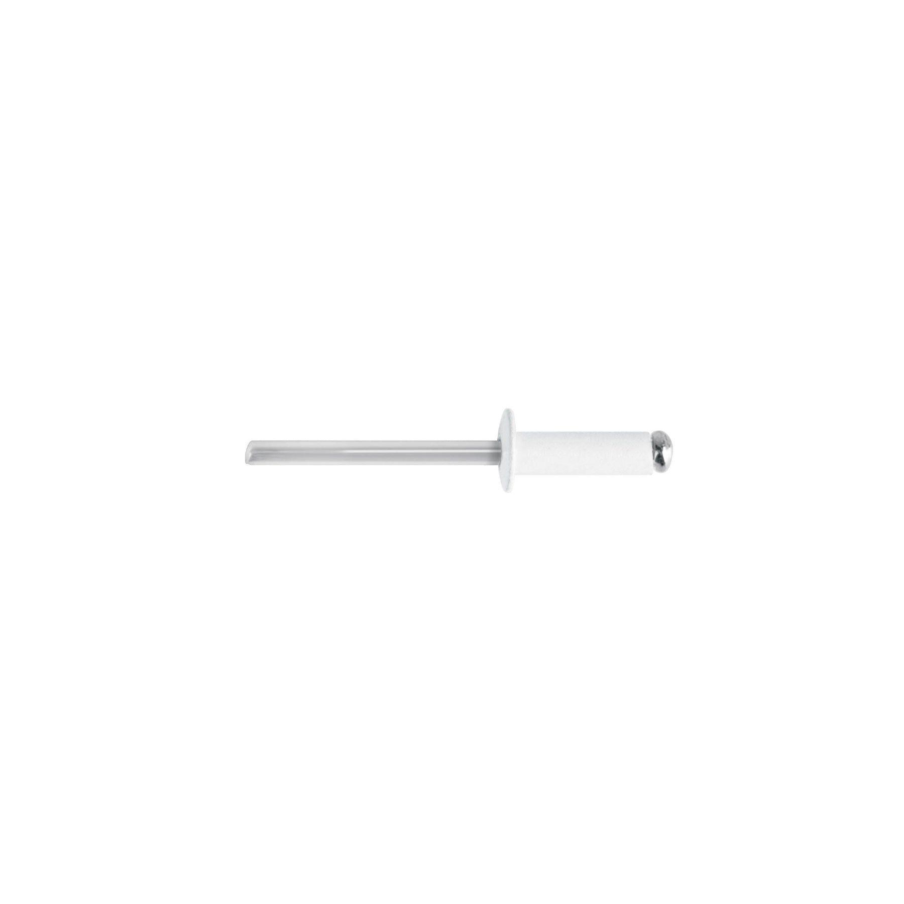 Bolsaremachesx1/2" blancos de aluminio ala 3/16"