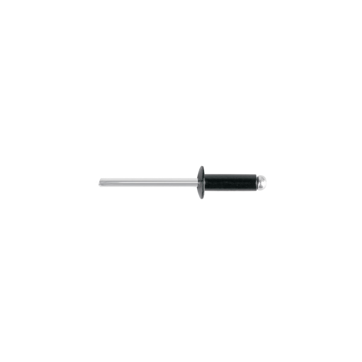 Bolsaremachesx1/2" negros de aluminio ala 3/16"