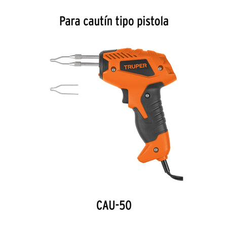 Juego de 2 puntas para cautin tipo pistola CAU-50 Truper