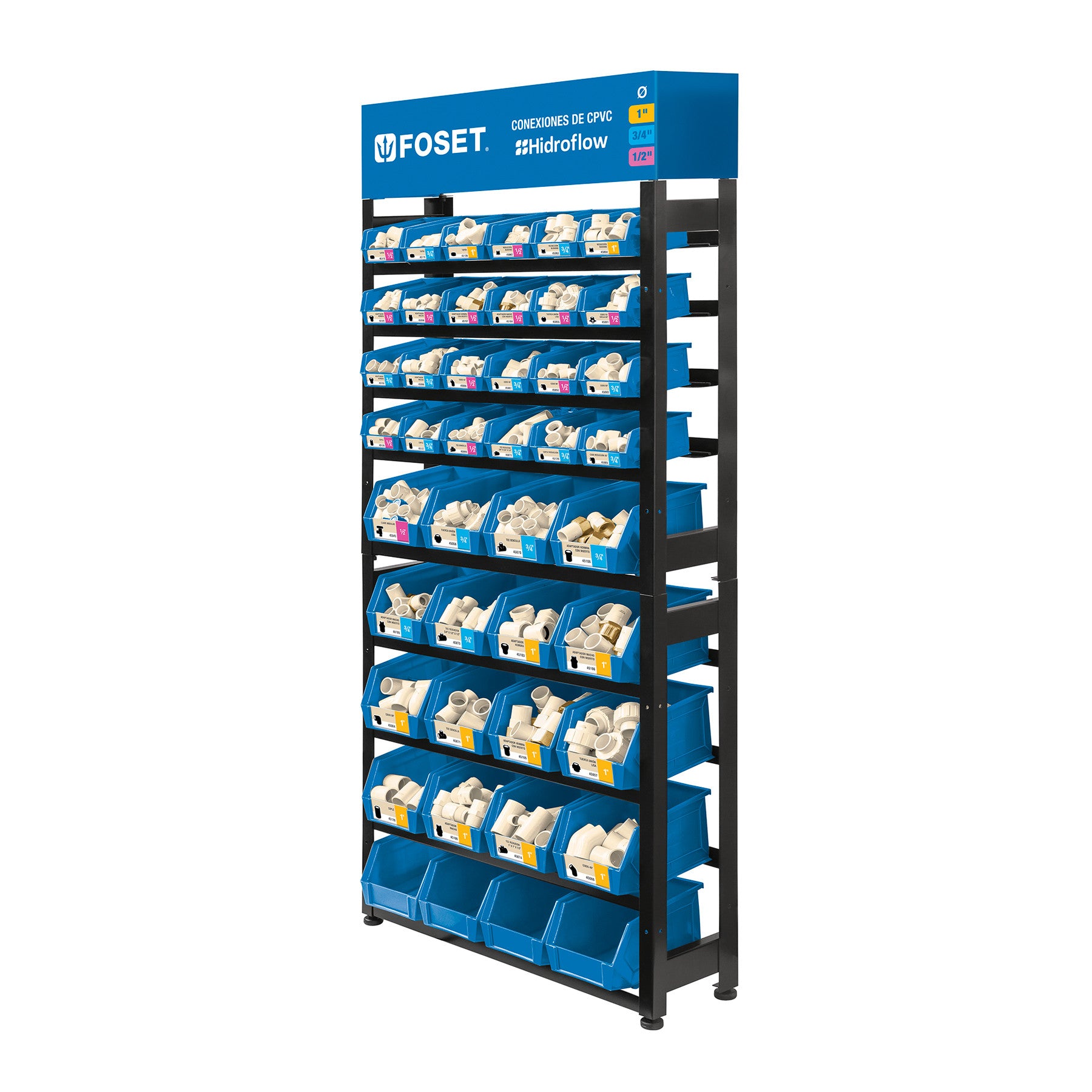 Rack con conexiones CPVC FOSET