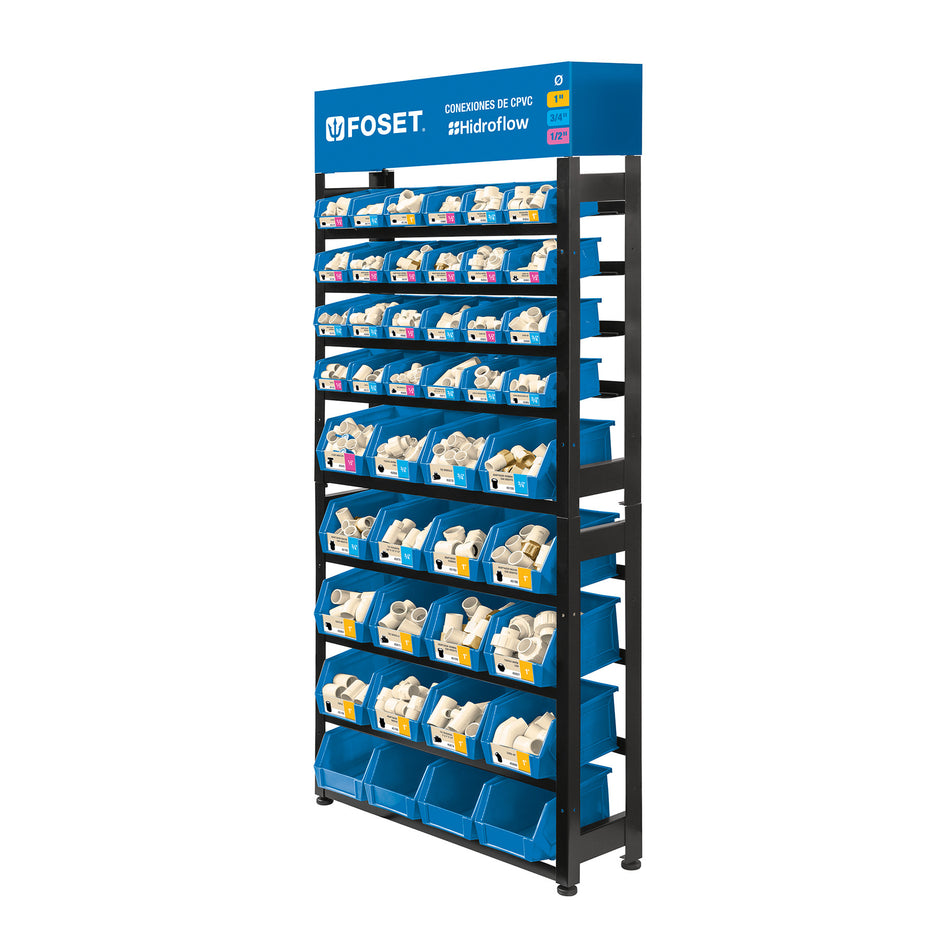 Rack con conexiones CPVC FOSET