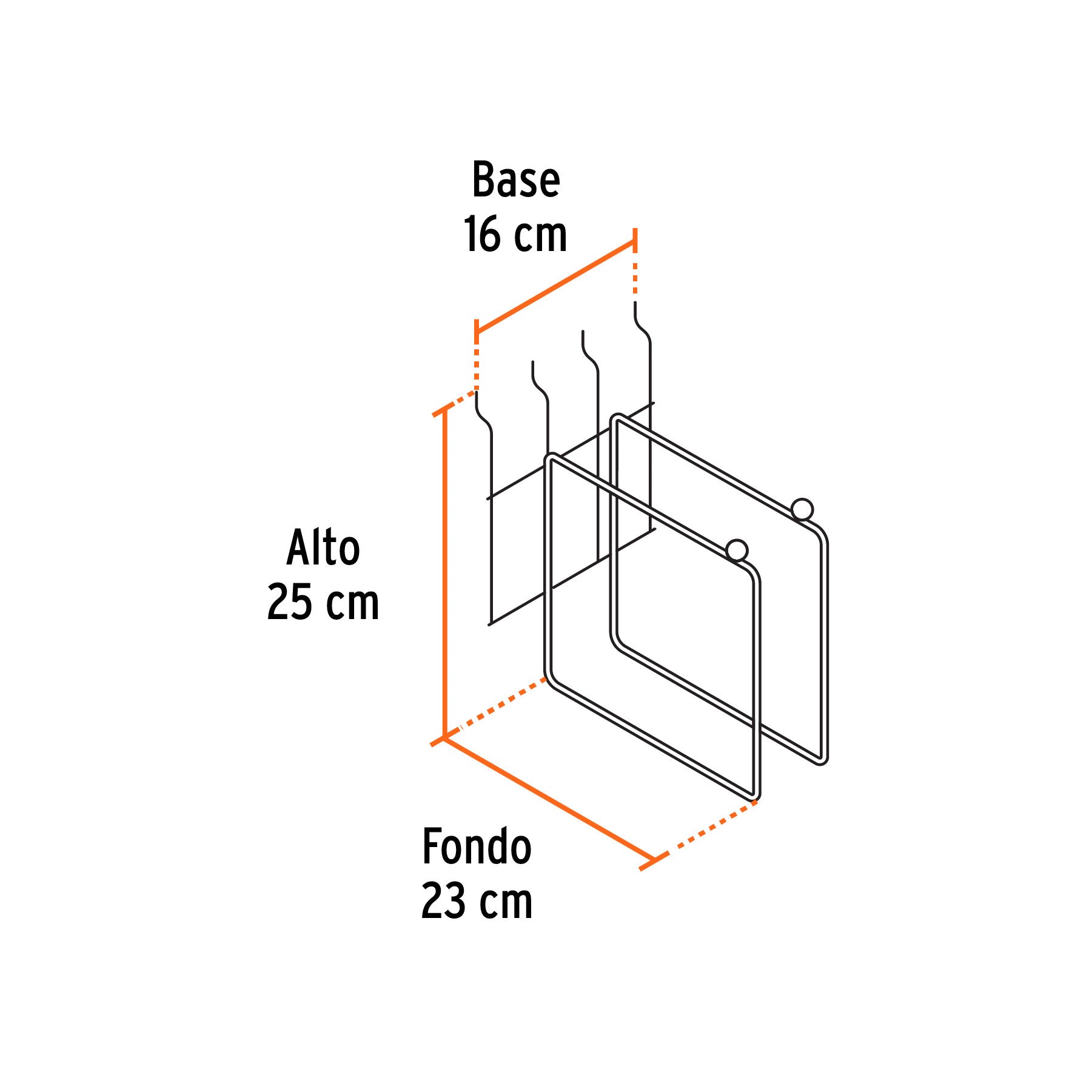 Rack para hachas, Truper