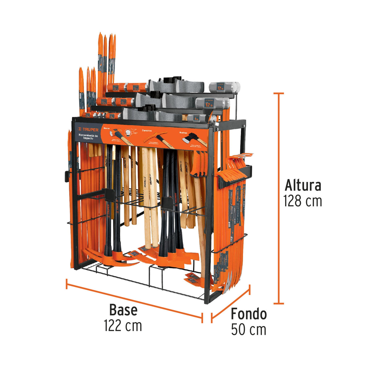 Rack para herramientas de alto impacto Mexico Truper