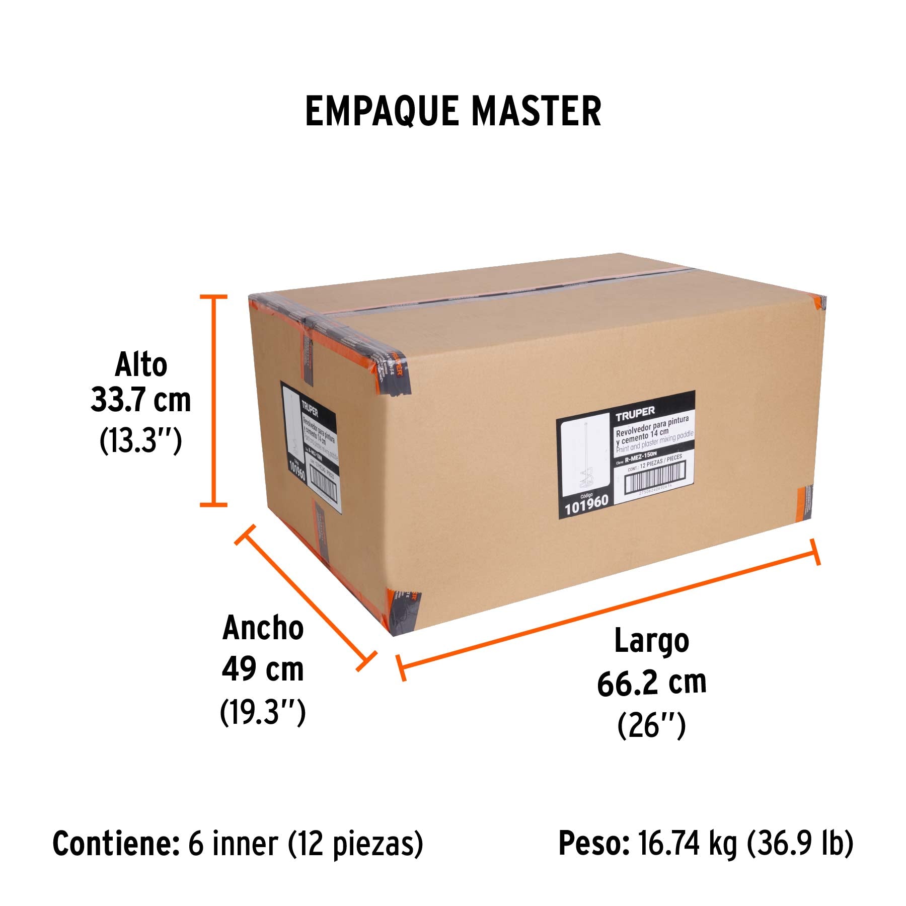 Varilla mezcladora para MEZ-150N Truper