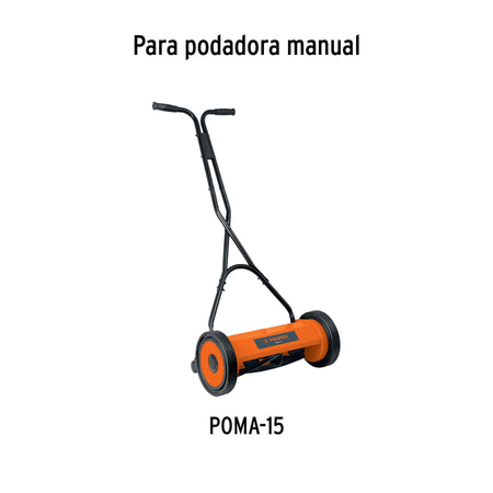Bolsa con 2 soportes de rodillo para podadora POMA-15