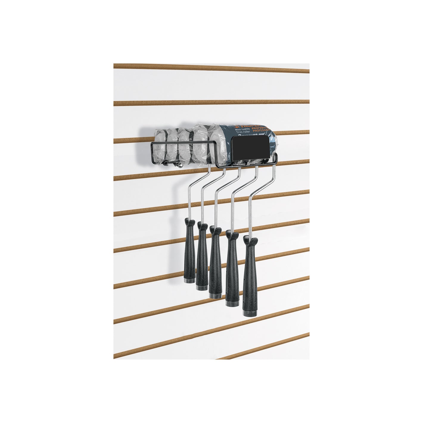 Rack para rodillos para pintar de 4', Truper