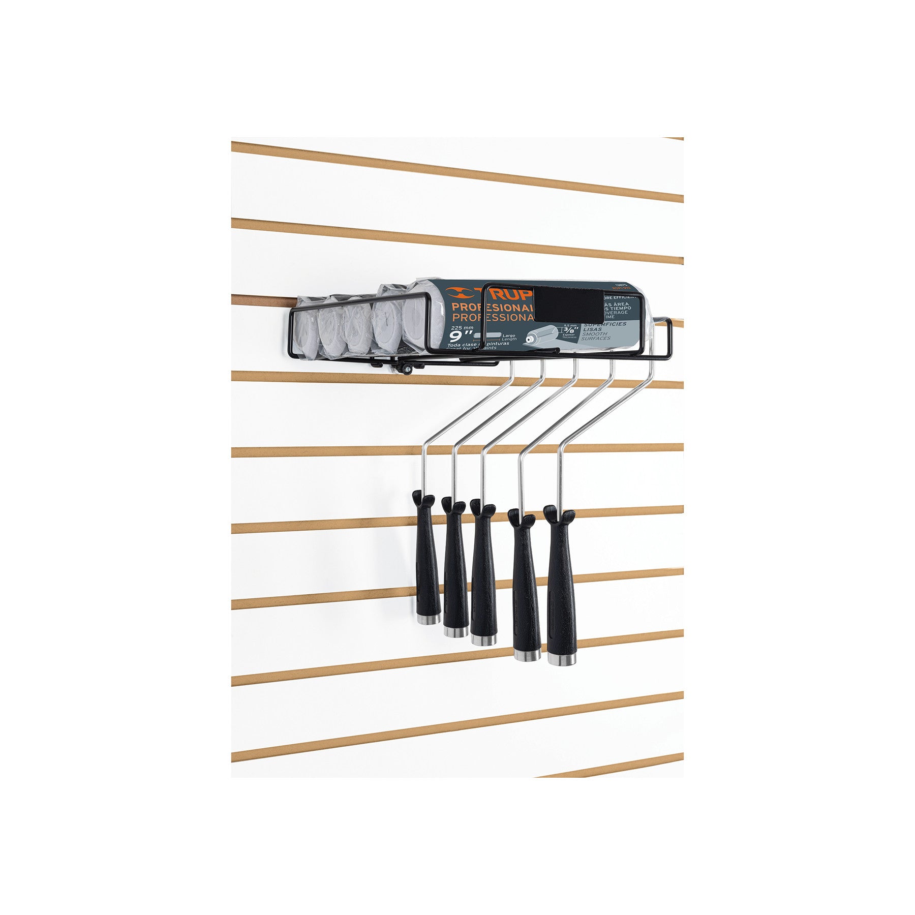 Rack para 4 rodillos para pintar de 9" Truper