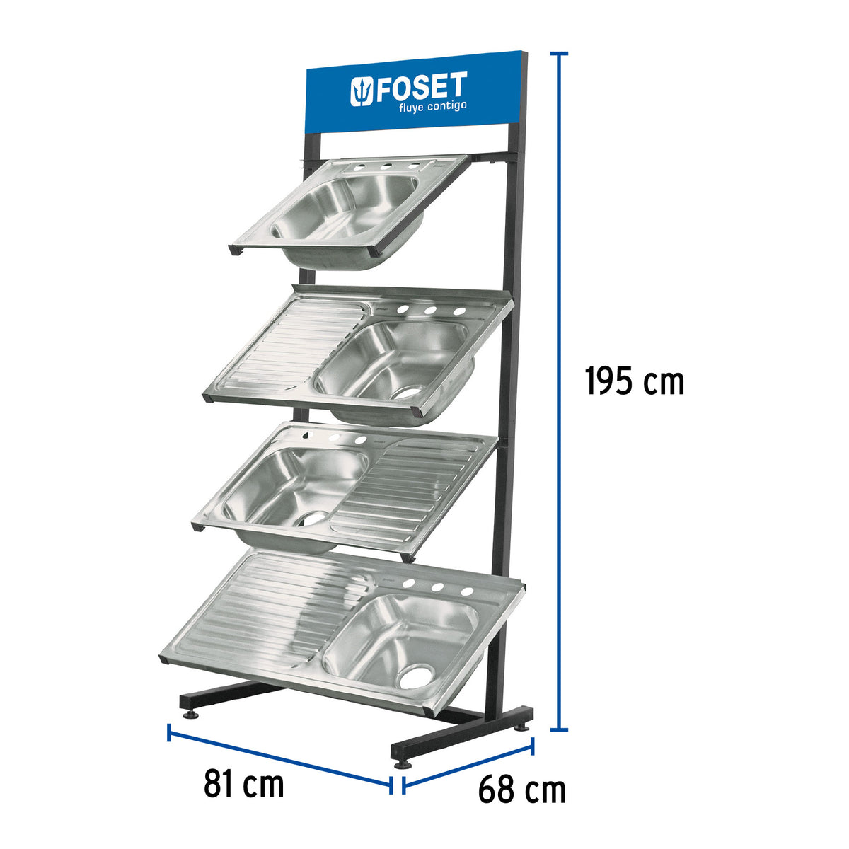 Rack para tarjas FOSET