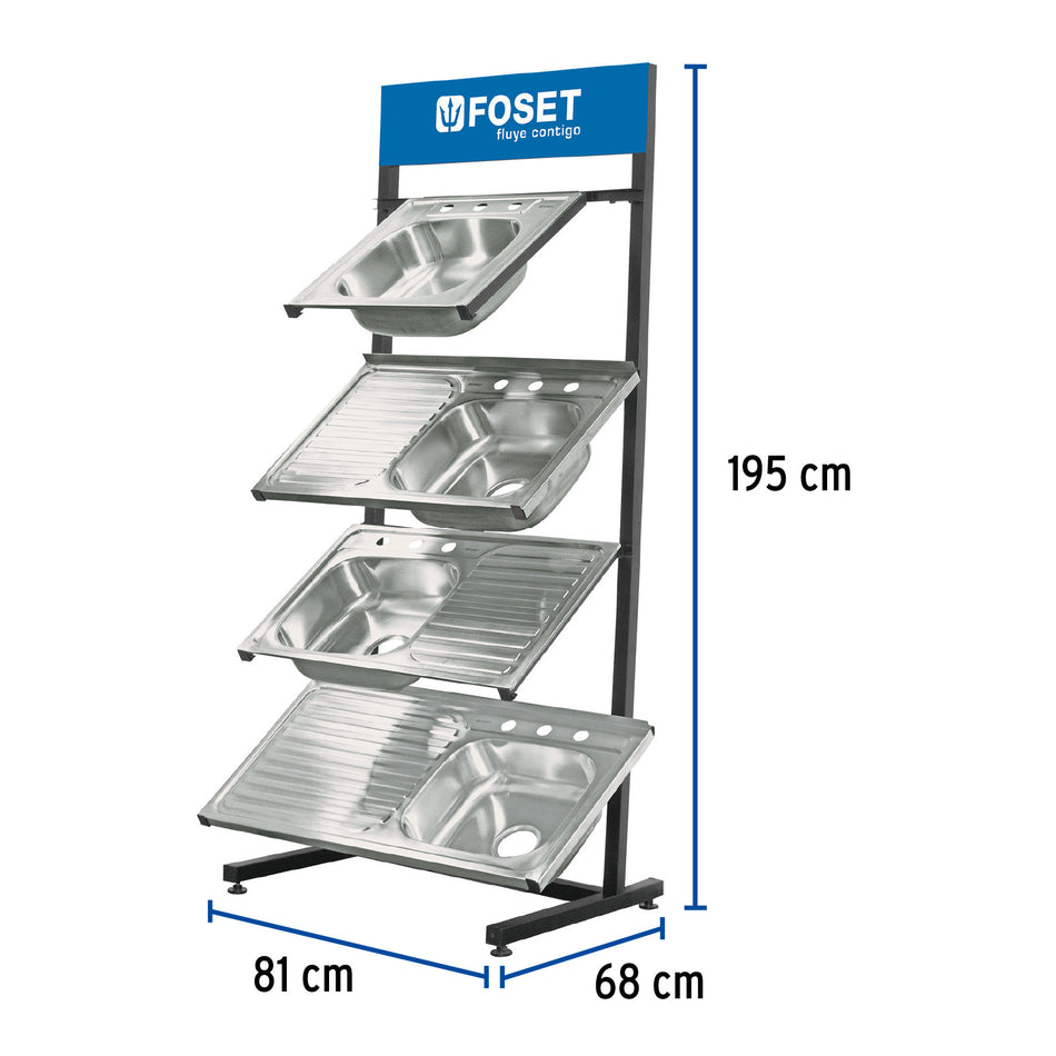Rack para tarjas FOSET