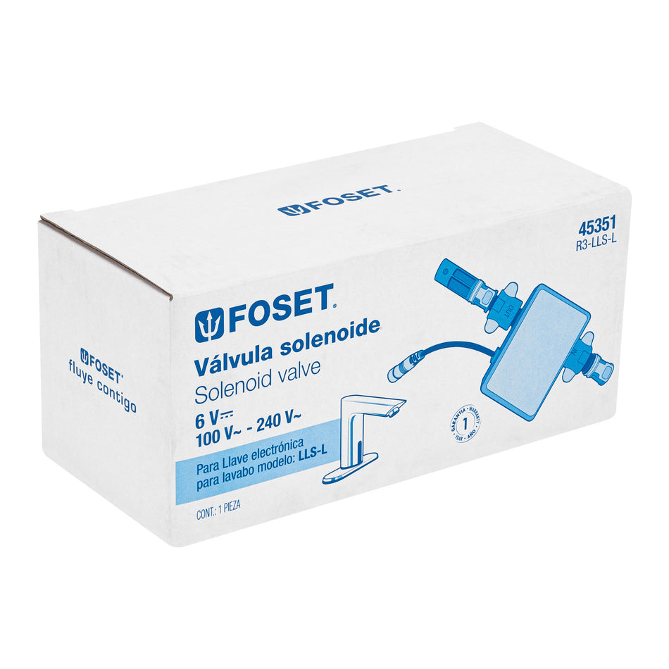 Válvula solenoide para llave de sensor LLS-L, FOSET