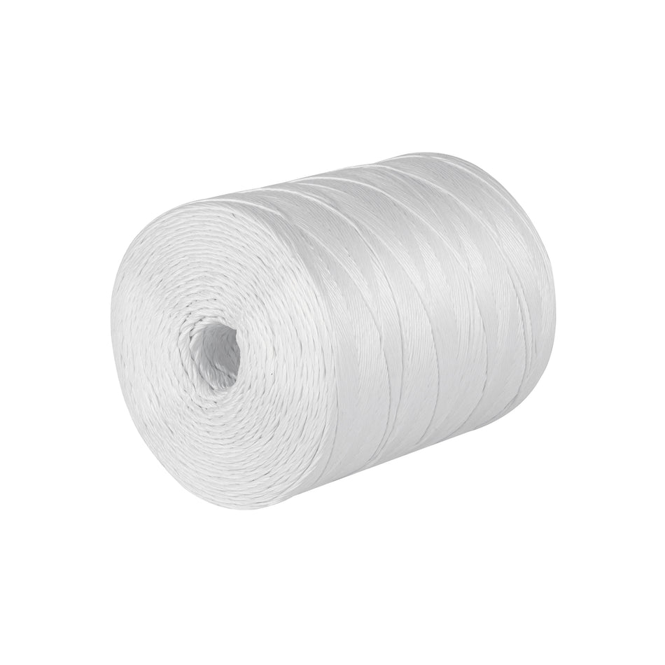 Rollo de rafia de 2045 m color blanco calibre 2.2 g/m