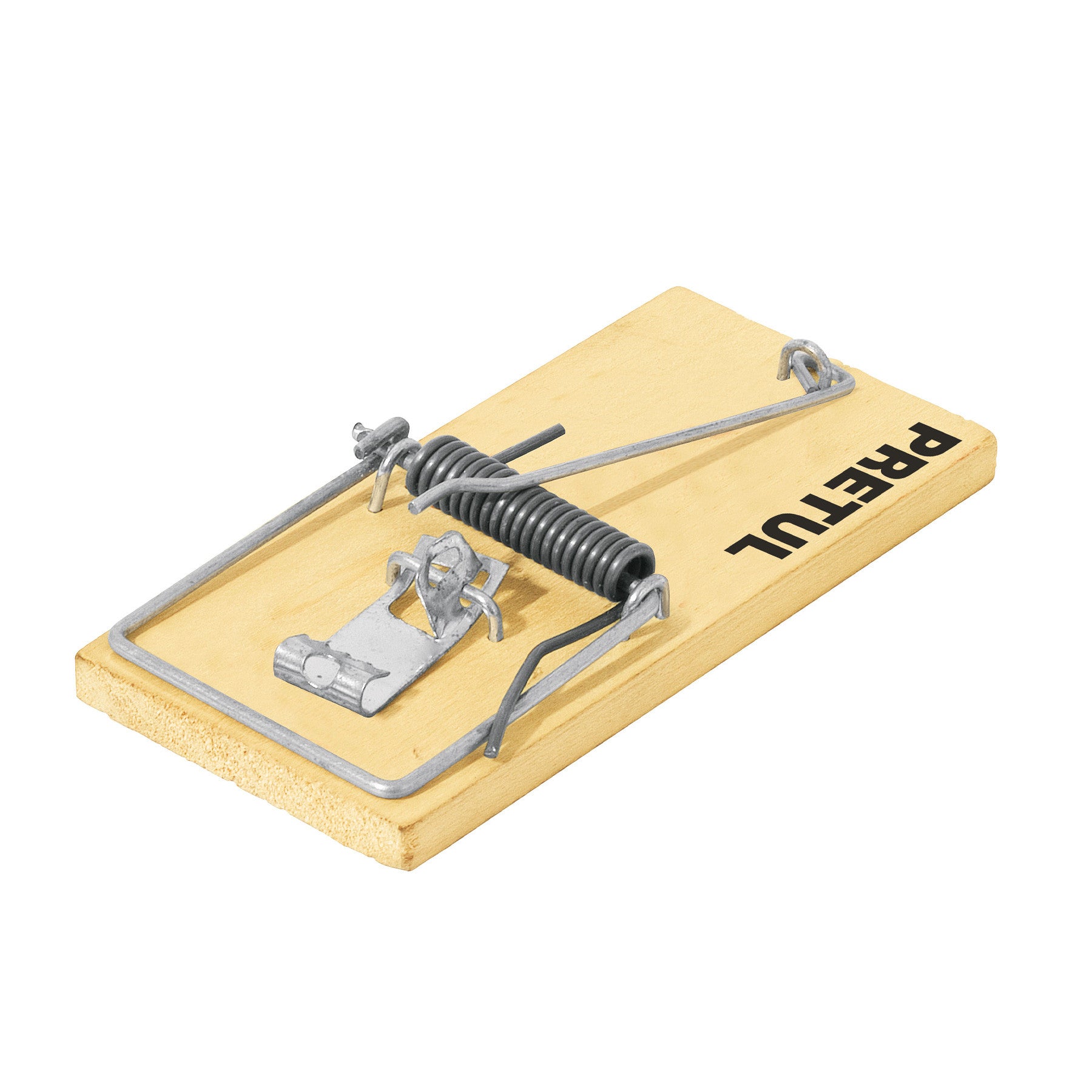 Bolsa con 2 trampas de 4" de madera para raton Pretul