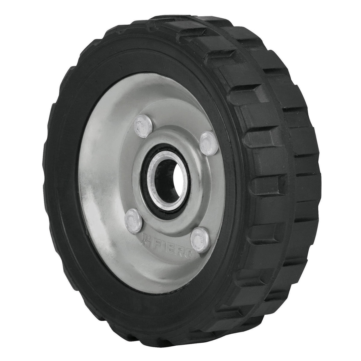 Rueda de hule solido para diablo un balero Pretul 5"