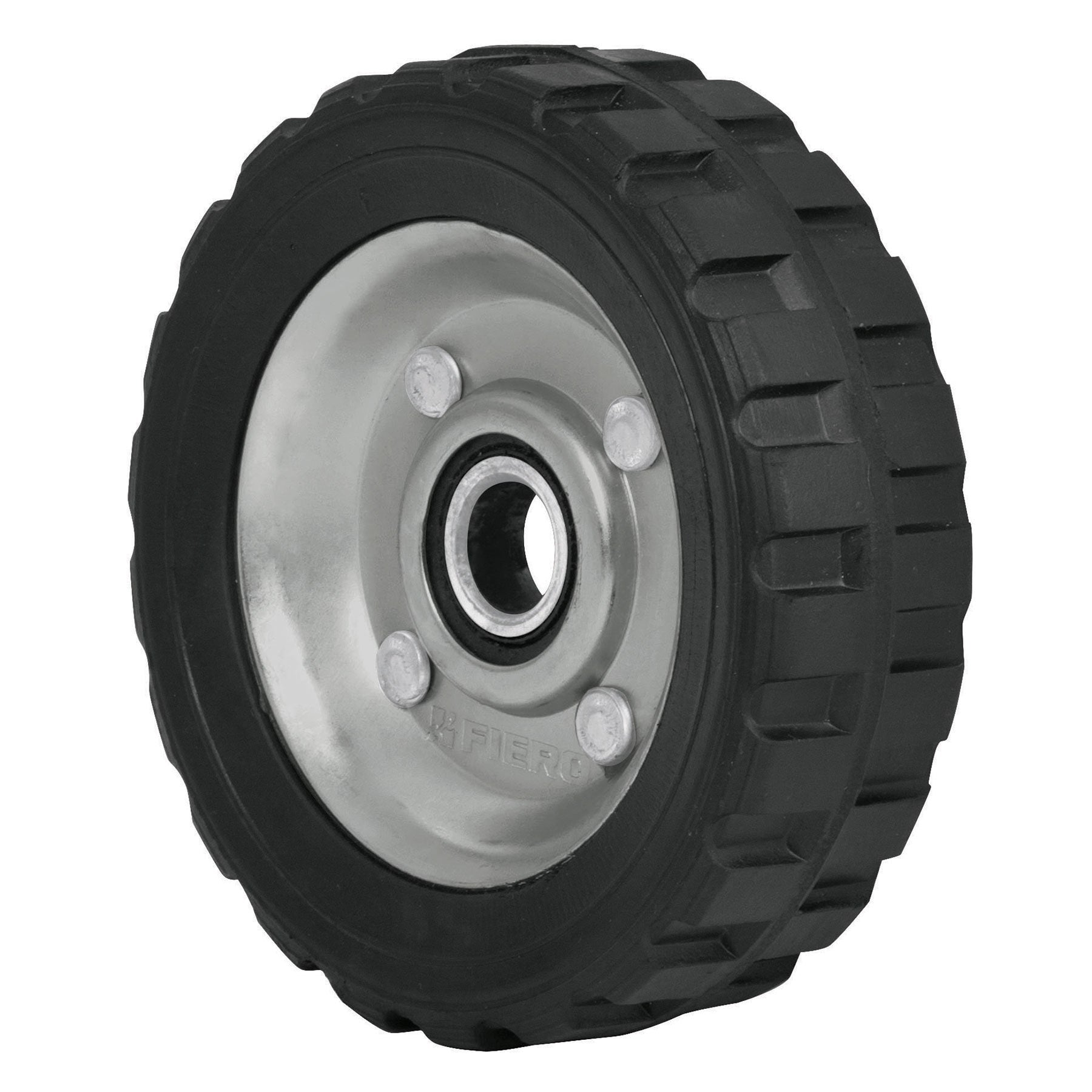 Rueda de hule solido para diablo un balero Pretul 5"