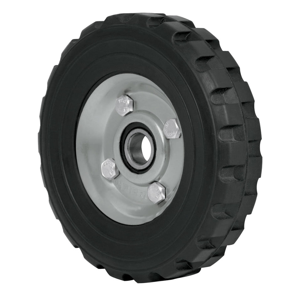 Rueda de hule solido para diablo un balero Pretul 6"