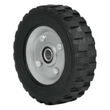 Rueda de hule solido para diablo doble balero Pretul 7"