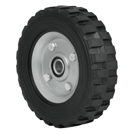 Rueda de hule solido para diablo doble balero Pretul 7"