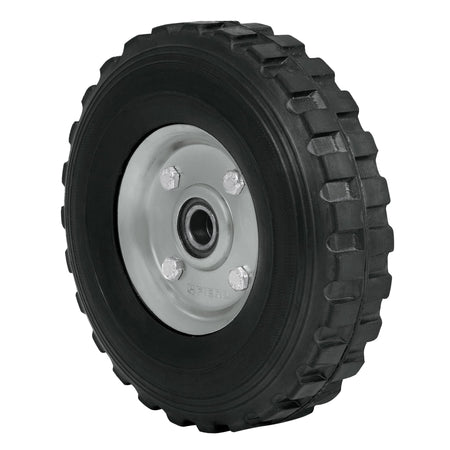 Rueda de hule solido para diablo doble balero Pretul 8"
