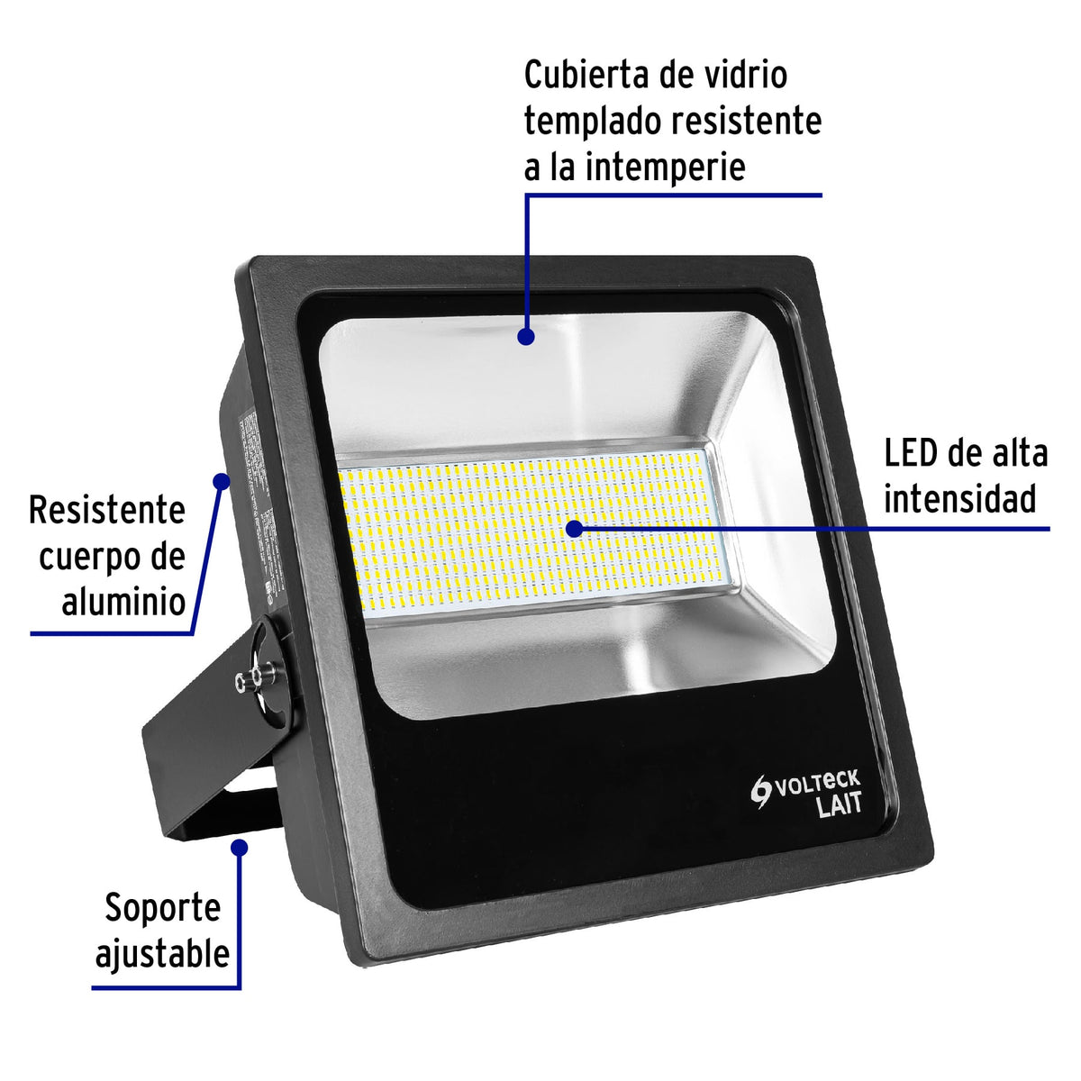 Reflector LED para exteriores 200W 6500K, VOLTECK