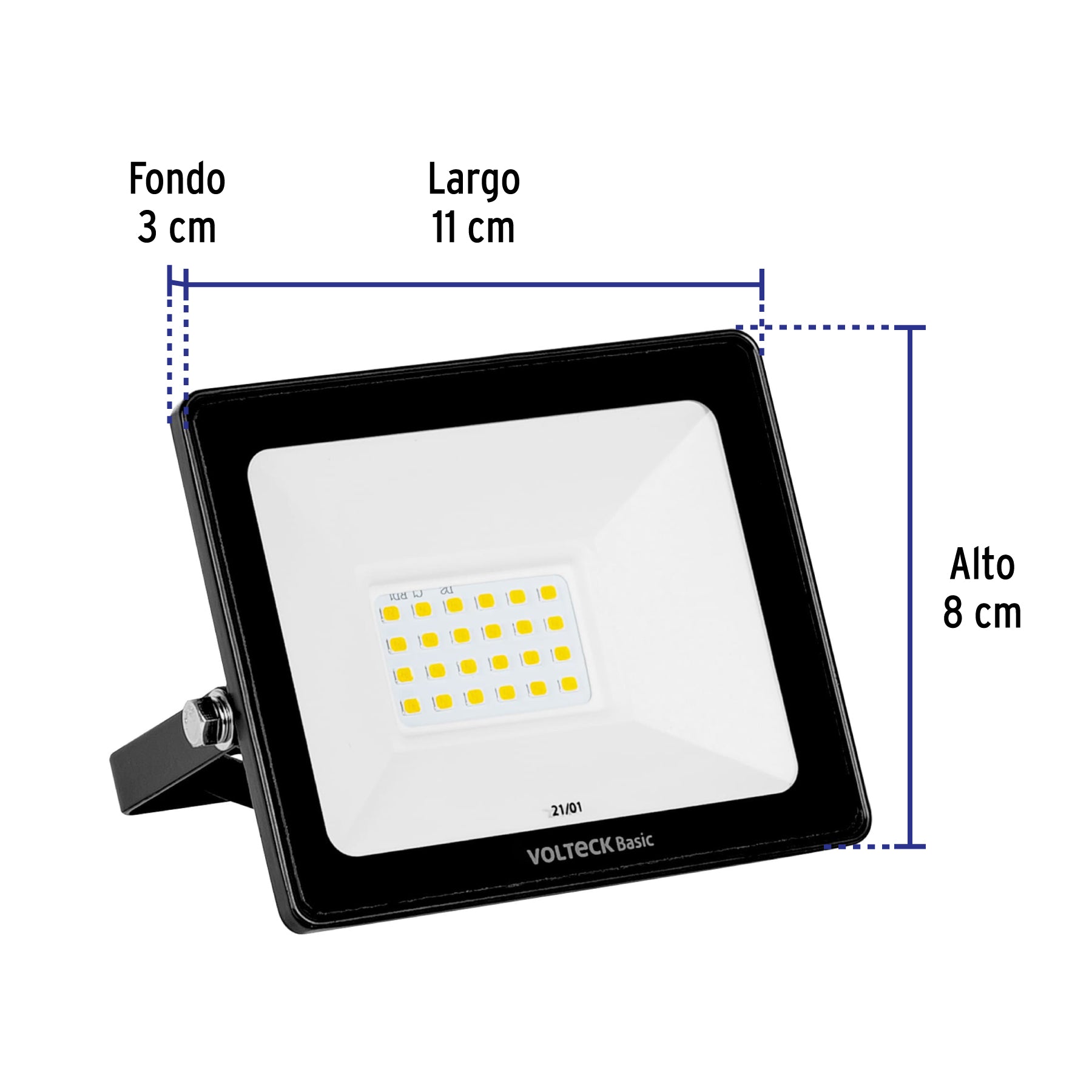 Reflector LED para exteriores 20W 3000K, VOLTECK BASIC