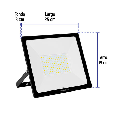 Reflector LED para exteriores 100W 6500K, VOLTECK BASIC