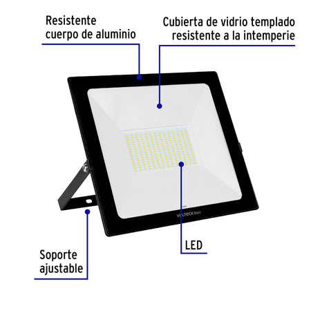 Reflector LED para exteriores 150W 6500K, VOLTECK BASIC
