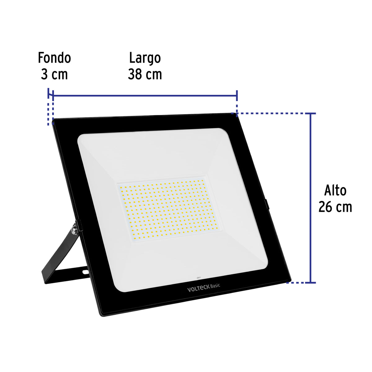 Reflector LED para exteriores 200W 3000K, VOLTECK BASIC