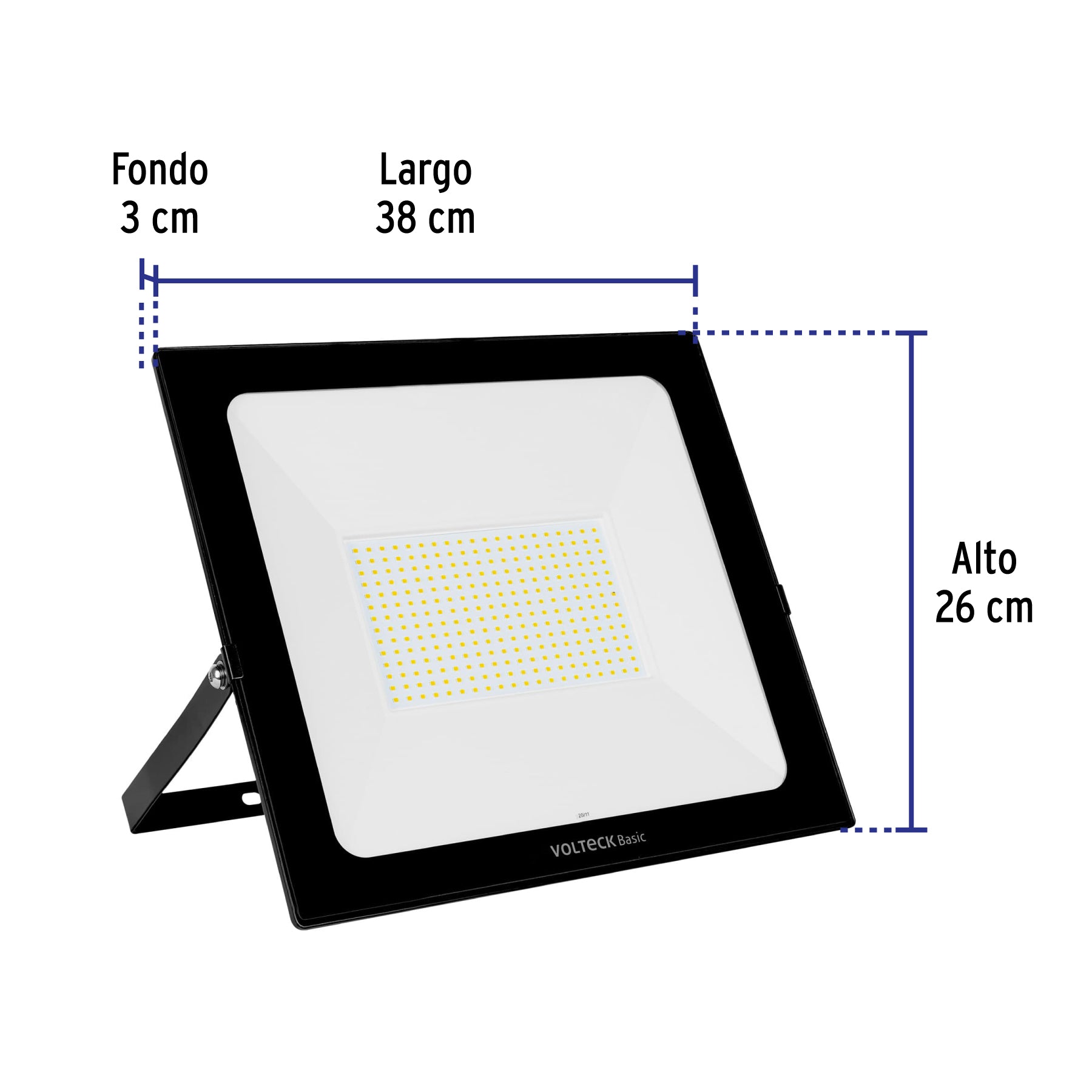Reflector LED para exteriores 200W 3000K, VOLTECK BASIC