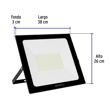 Reflector LED para exteriores 200W 6500K, VOLTECK BASIC