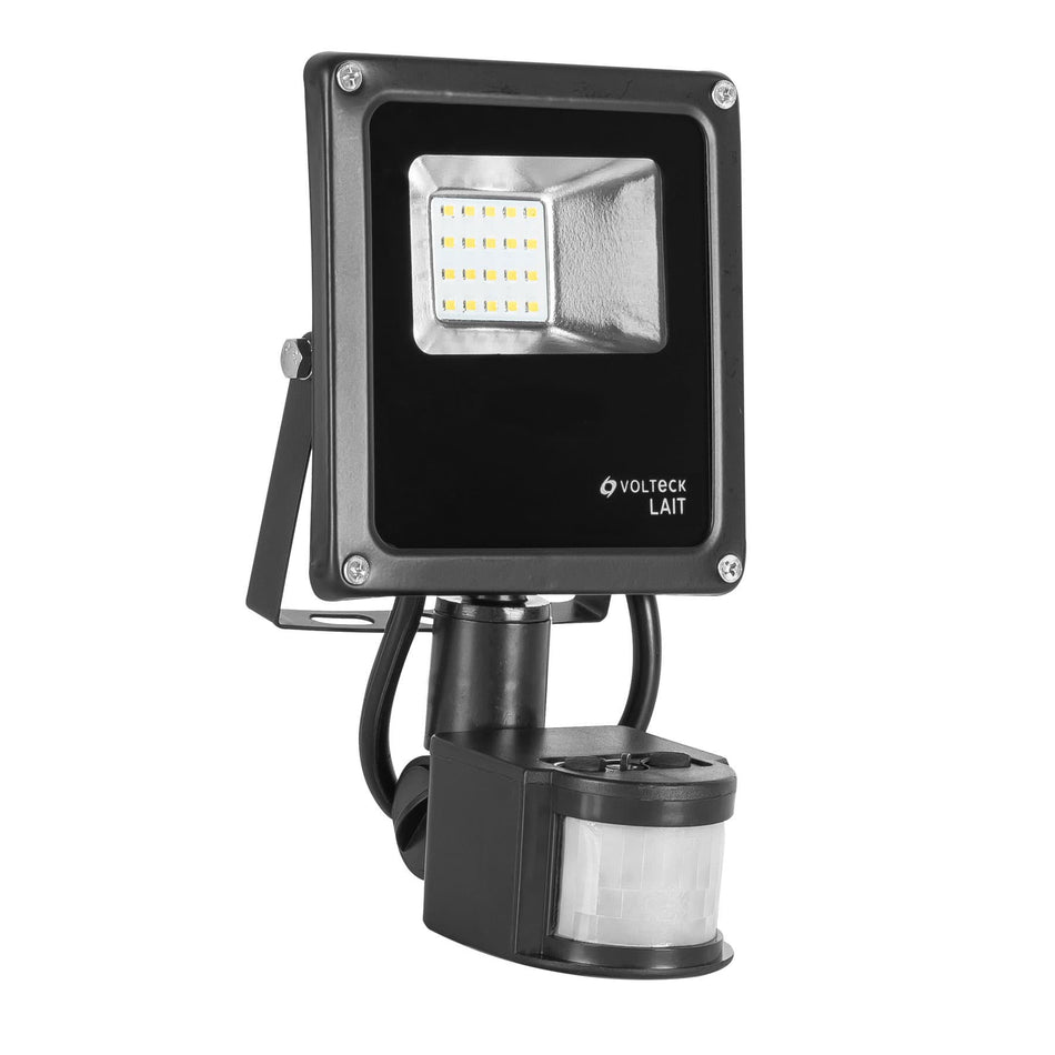Reflector LED para exteriores 10W 6500K con sensor, VOLTECK 10W