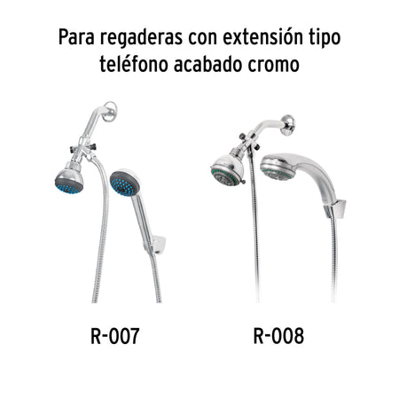Desviador de flujo para regadera de telefono FOSET RIVIERA