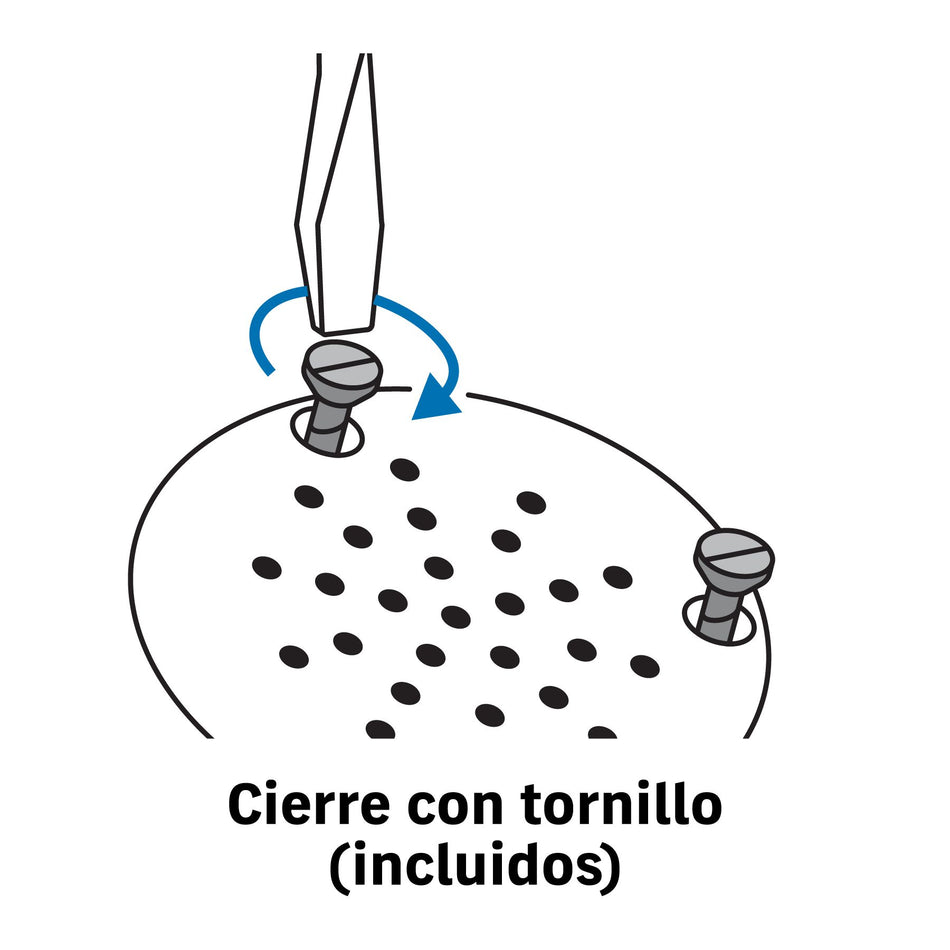 Rejilla anticucaracha, acero inoxidable 5", FOSET