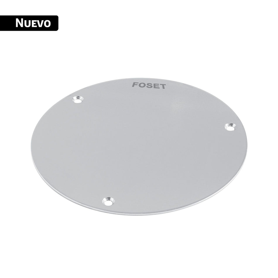 Tapa ciega para coladera, acero inoxidable 5", FOSET