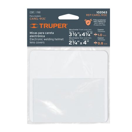 Bolsa c/2 micas para careta CAREL-913C TRUPER