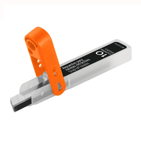 Estuche con 10 cuchillas SK2 de 9 mm para cutter, Expert 9 mm