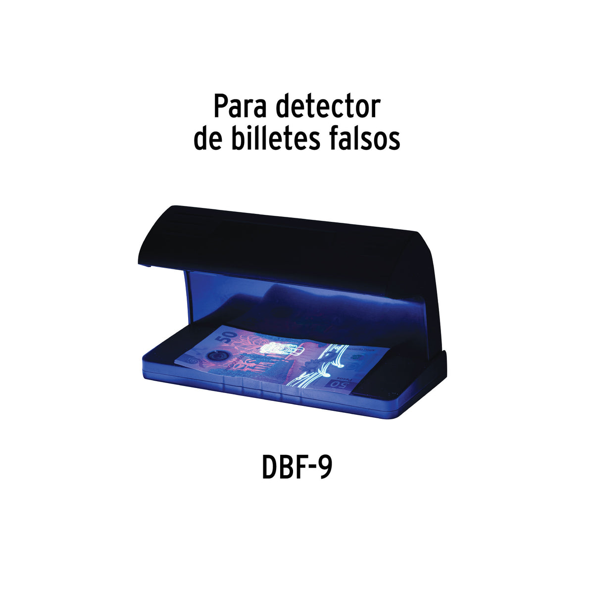Lámpara UV 9 W de repuesto para detector de billetes falsos