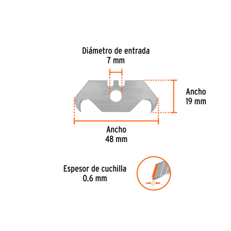 Dispensador con 10 cuchillas para acrílico para NV-7X y NM-6