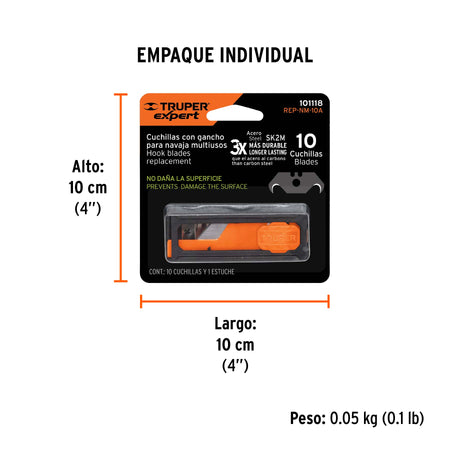 Dispensador con 10 cuchillas para acrílico para NV-7X y NM-6