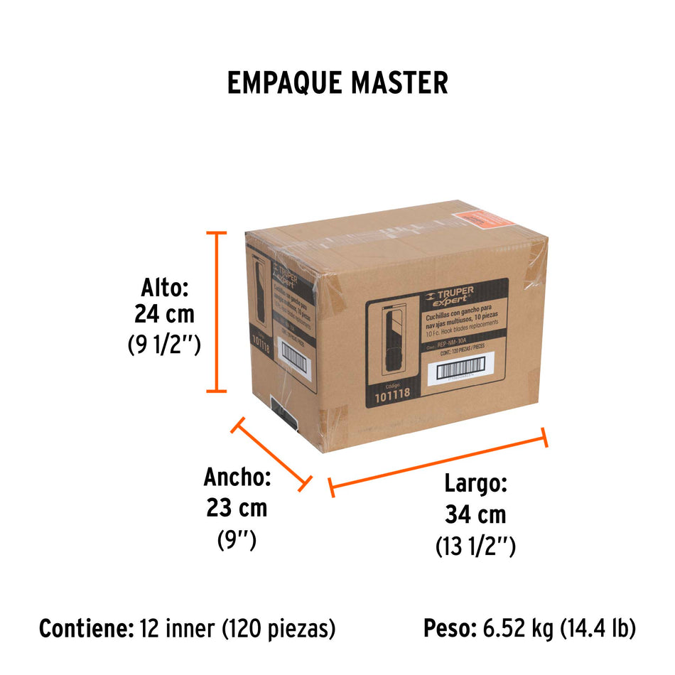 Dispensador con 10 cuchillas para acrílico para NV-7X y NM-6