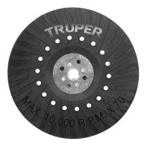 Respaldo para discos de lija eje M14 TRUPER 7"