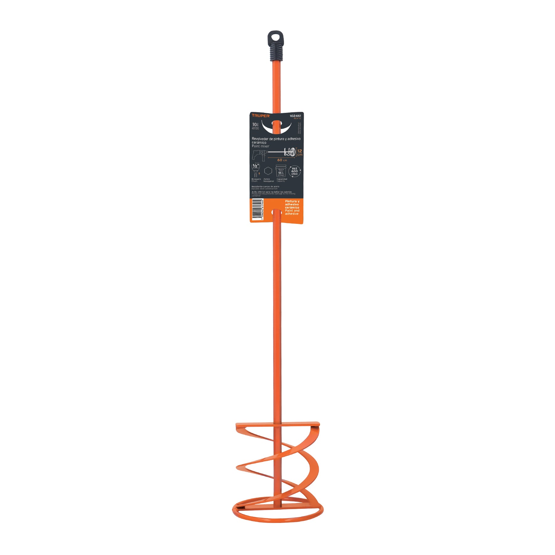 Revolvedor de pintura de diametro TRUPER 120 mm