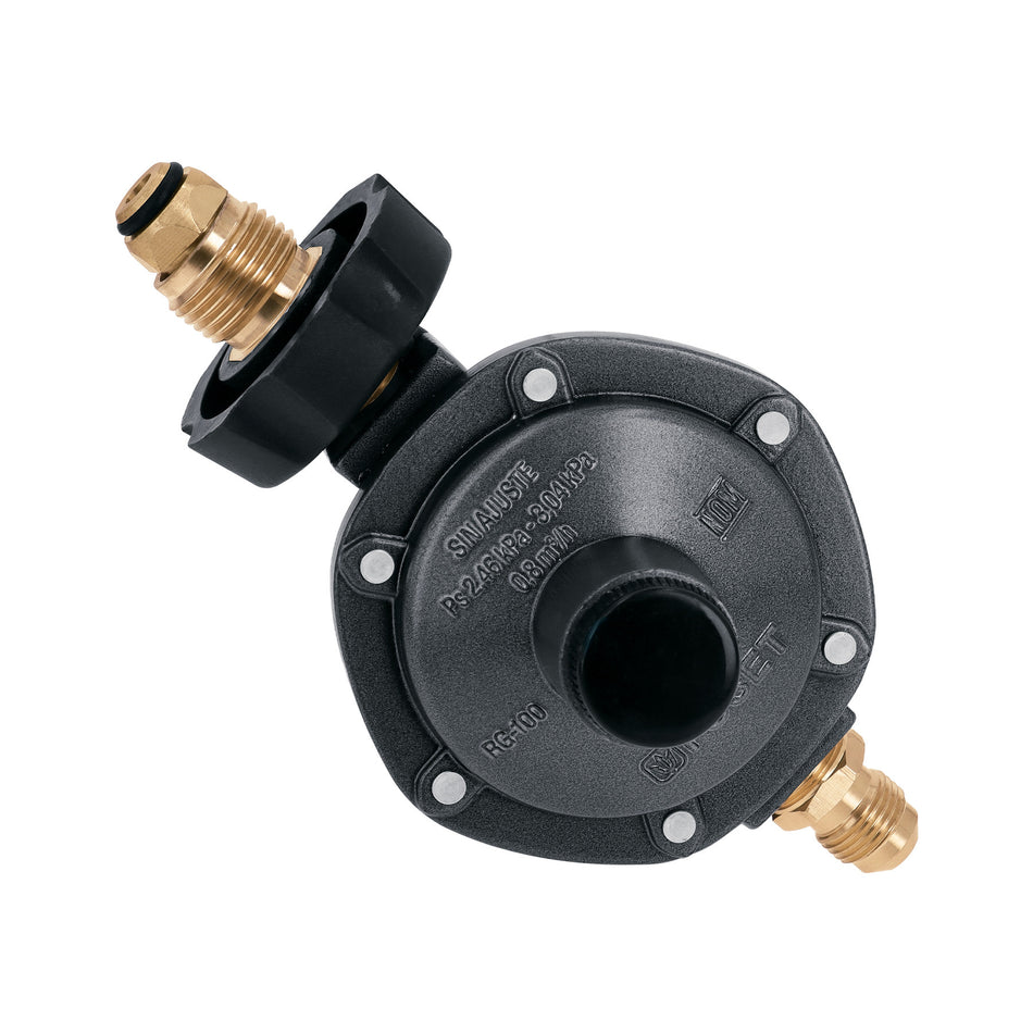 Regulador de gas 1 via con maneral baja presion FOSET