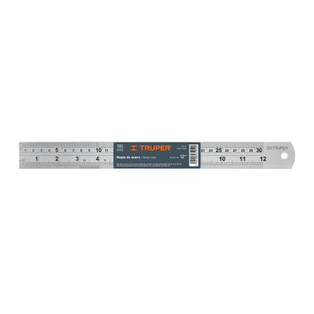 Regla 30 cm de acero inoxidable Truper