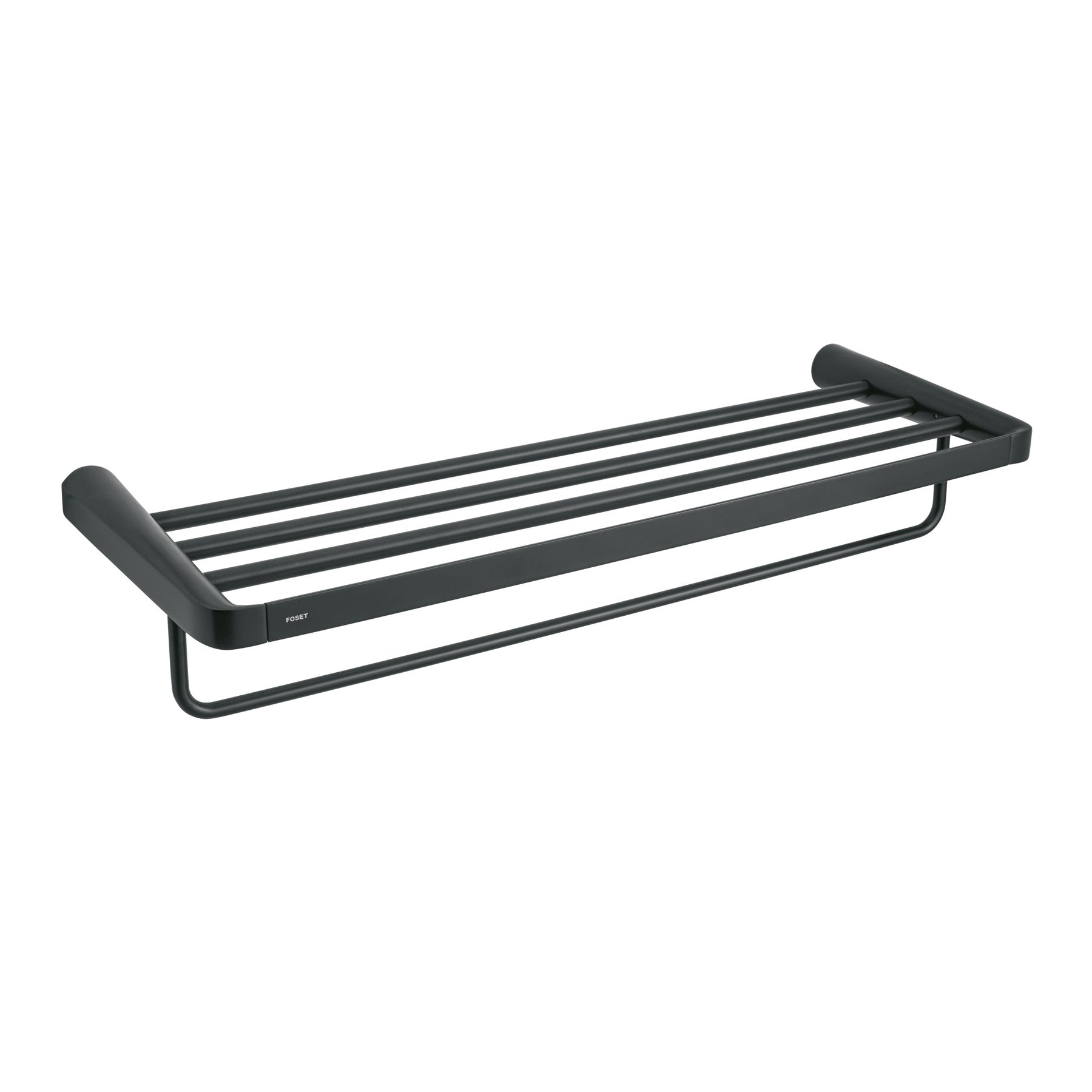 Repisa portatoallas, negro, FOSET RIVIERA