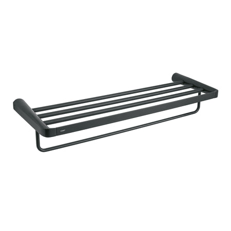Repisa portatoallas, negro, FOSET RIVIERA