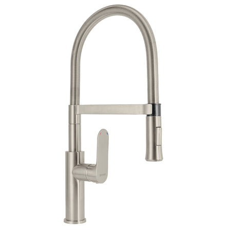 Monomando nariz flexible para fregadero satinFOSET RIVIERA